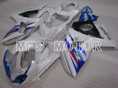 Suzuki GSXR1000 2009-2016 Injection ABS Fairing - Factory Style - White Blue - MFS2734 - Fairings Kit