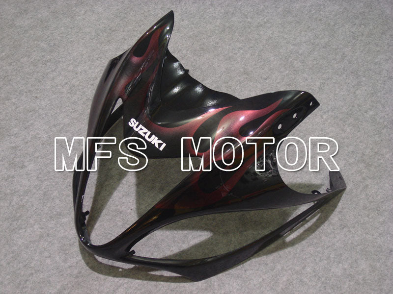 Suzuki GSXR1300 Hayabusa 2008-2020 Injection ABS Fairing - Flame - Black Red - MFS2744 - Fairings Kit