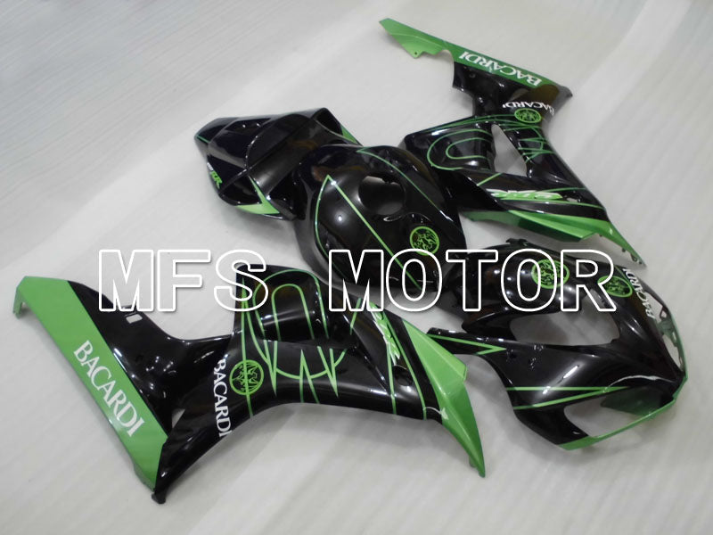 Honda CBR1000RR 2006-2007 Injection ABS Fairing - BACARDI - Black Green - MFS2908 - Fairings Kit