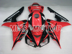 Honda CBR1000RR 2006-2007 Injection ABS Fairing - Factory Style - Black Red - MFS2931 - Fairings Kit