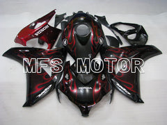 Honda CBR1000RR 2008-2011 Injection ABS Fairing - Flame - Red Black - MFS2948 - Fairings Kit