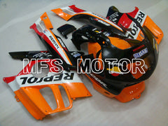 Honda CBR600 F3 1995-1996 Injection ABS Fairing - Repsol - Black Orange Red - MFS3054 - Fairings Kit