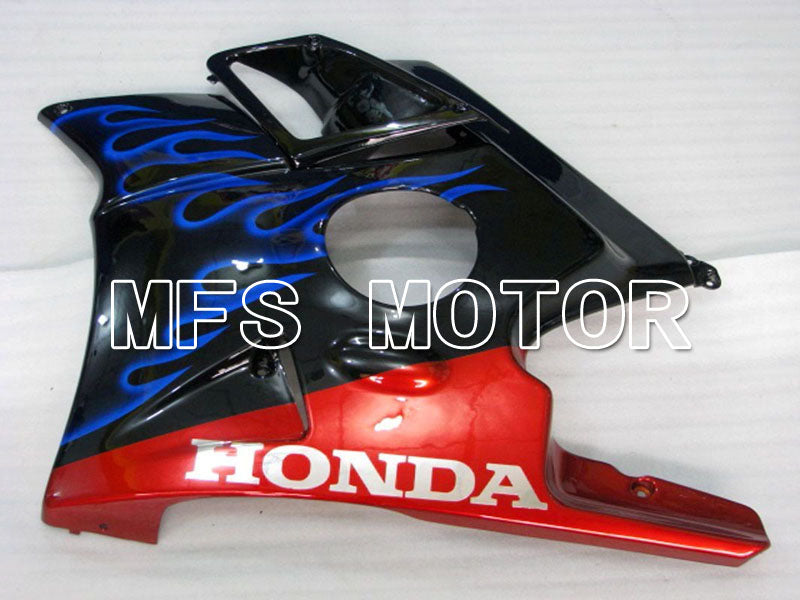 Honda CBR600 F2 1991-1994 ABS Fairing - Flame - Black Blue - MFS3085 - Fairings Kit