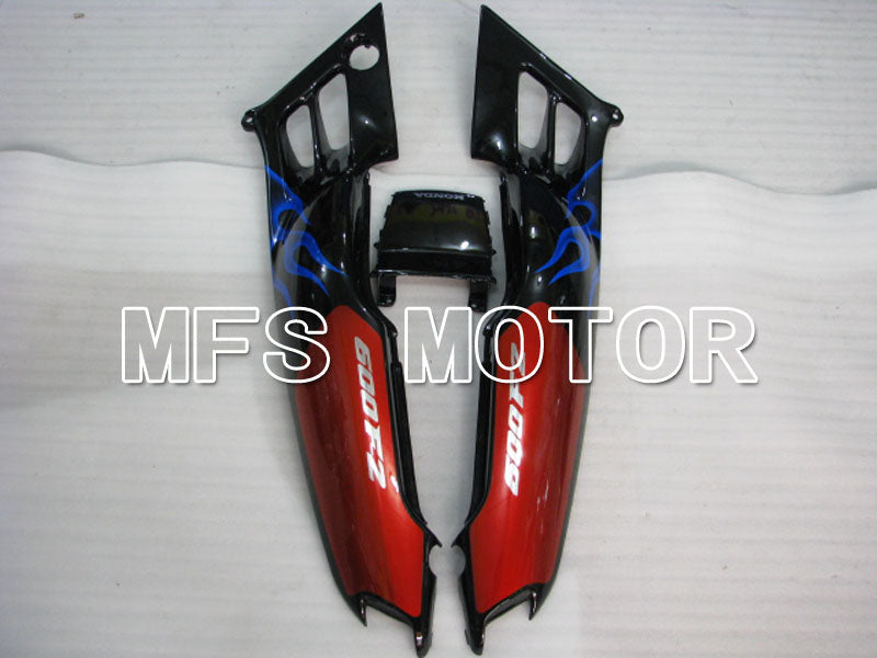 Honda CBR600 F2 1991-1994 ABS Fairing - Flame - Black Blue - MFS3085 - Fairings Kit