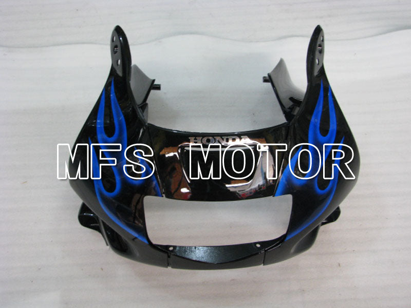 Honda CBR600 F2 1991-1994 ABS Fairing - Flame - Black Blue - MFS3085 - Fairings Kit