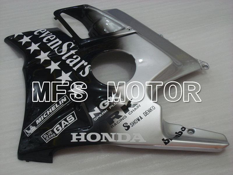 Honda CBR600 F2 1991-1994 ABS Fairing - SevenStars - Black Silver - MFS3100 - Fairings Kit