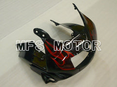 Honda CBR600 F2 1991-1994 ABS Fairing - Flame - Black Orange - MFS3103 - Fairings Kit