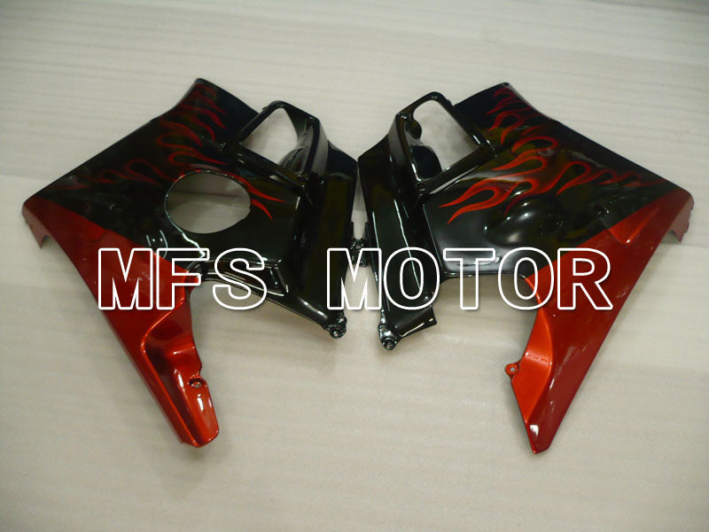 Honda CBR600 F2 1991-1994 ABS Fairing - Flame - Black Orange - MFS3103 - Fairings Kit