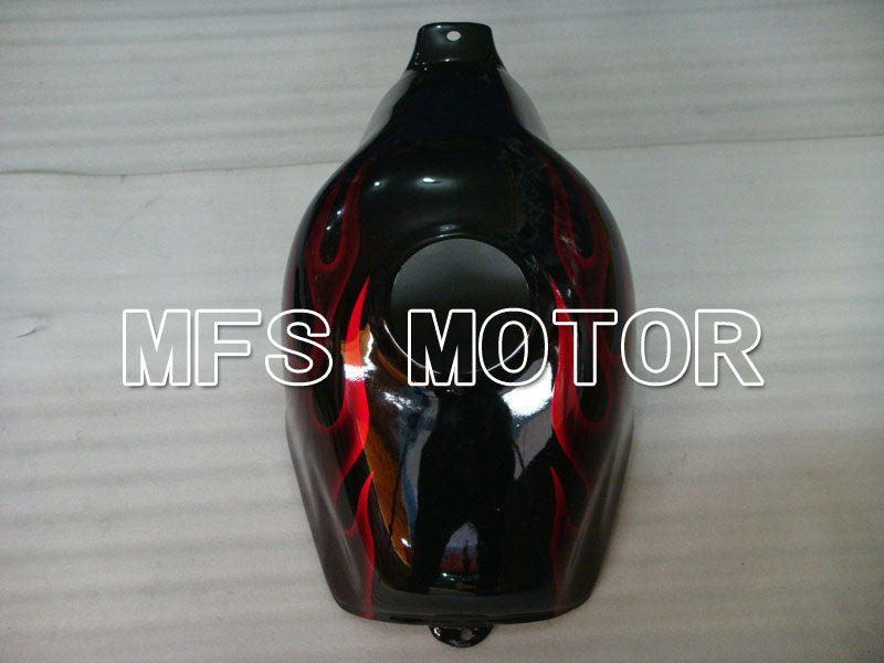 Honda CBR600 F2 1991-1994 ABS Fairing - Flame - Black Red - MFS3111 - Fairings Kit