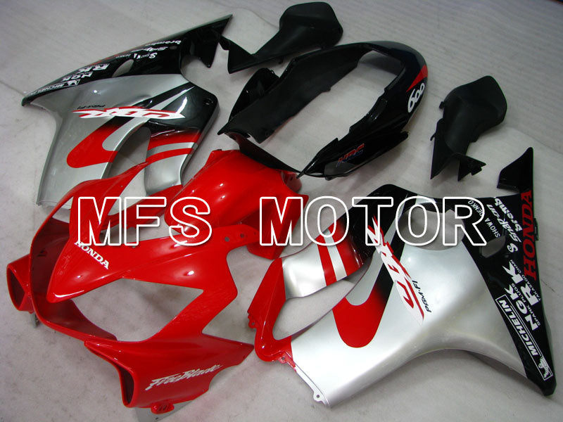 Honda CBR600 F4i 2004-2007 Injection ABS Fairing - Factory Style - Black Red Silver - MFS3183 - Fairings Kit