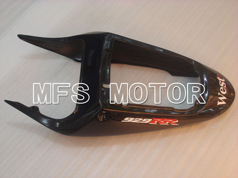 Honda CBR900RR 929 2000-2001 Injection ABS Fairing - West - Black White - MFS3213 - Fairings Kit