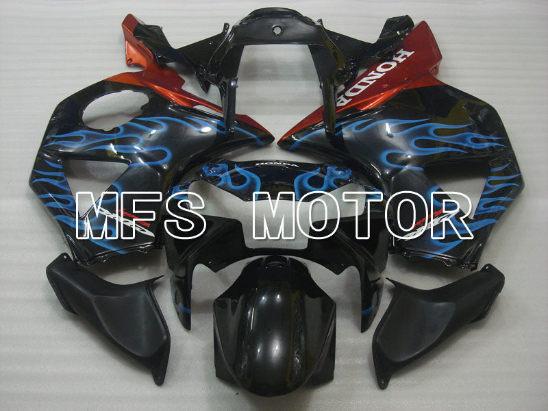 Honda CBR900RR 954 2002-2003 Injection ABS Fairing - Flame - Black Blue - MFS3227 - Fairings Kit