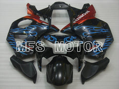 Honda CBR900RR 954 2002-2003 Injection ABS Fairing - Flame - Black Blue - MFS3227 - Fairings Kit