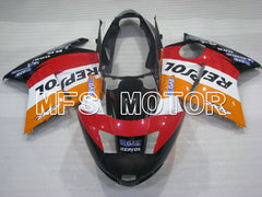 Honda CBR1100XX 1996-2007 Injection ABS Fairing - Repsol - Black Orange Red - MFS3243 - Fairings Kit