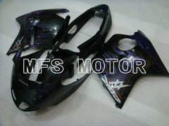 Honda CBR1100XX 1996-2007 Injection ABS Fairing - Flame - Black Purple - MFS3246 - Fairings Kit