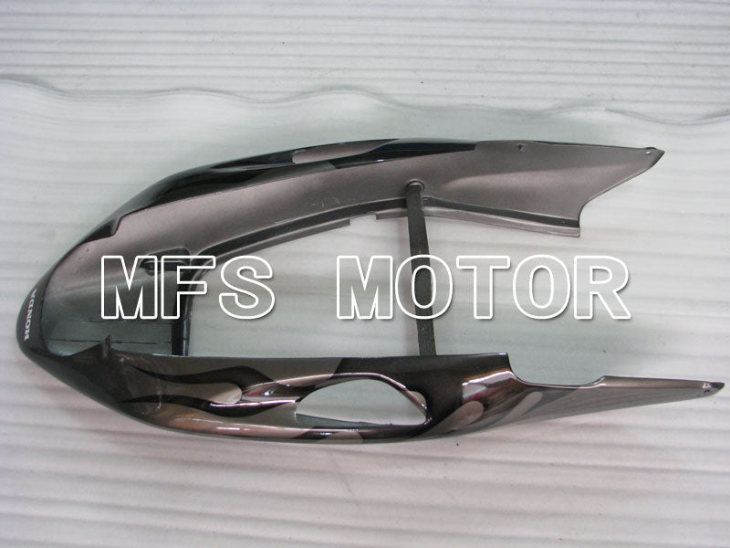 Honda CBR1100XX 1996-2007 Injection ABS Fairing - Flame - Black Gray - MFS3248 - Fairings Kit