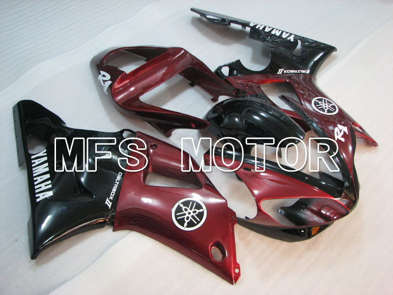 Yamaha YZF-R1 2000-2001 Injection ABS Fairing - Factory Style - Black Red - MFS3280 - Fairings Kit