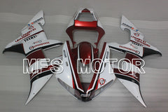 Yamaha YZF-R1 2002-2003 Injection ABS Fairing - ENEOS - Red wine color White - MFS3343 - Fairings Kit