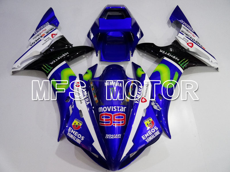Yamaha YZF-R1 2002-2003 Injection ABS Fairing - Movistar - Blue - MFS3348 - Fairings Kit