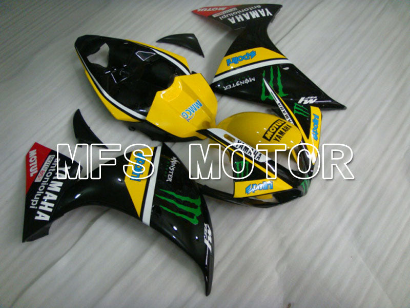 Yamaha YZF-R1 2009-2011 Injection ABS Fairing - Monster - Black Yellow - MFS3388 - Fairings Kit