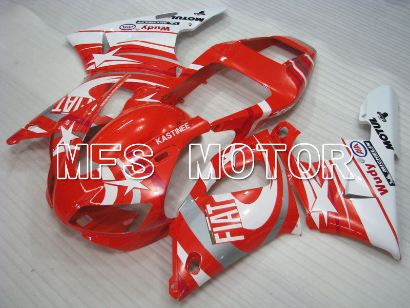 Yamaha YZF-R1 1998-1999 Injection ABS Fairing - FIAT - Red White - MFS3398 - Fairings Kit