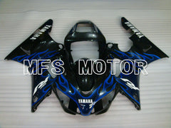 Yamaha YZF-R1 1998-1999 Injection ABS Fairing - Flame - Black Blue - MFS3412 - Fairings Kit