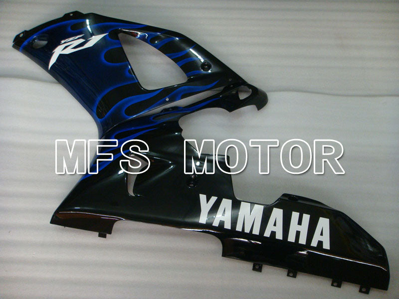 Yamaha YZF-R1 1998-1999 Injection ABS Fairing - Flame - Black Blue - MFS3412 - Fairings Kit