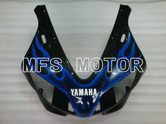 Yamaha YZF-R1 1998-1999 Injection ABS Fairing - Flame - Black Blue - MFS3412 - Fairings Kit