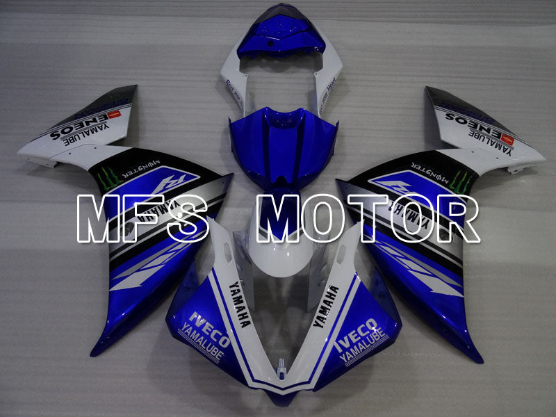 Yamaha YZF-R1 2009-2011 Injection ABS Fairing - Monster - White Blue - MFS3439 - Fairings Kit