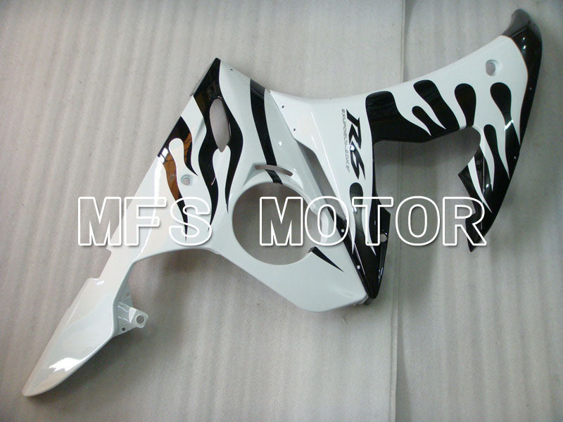 Yamaha YZF-R6 2003-2004 Injection ABS Fairing - Flame - White Black - MFS3490 - Fairings Kit