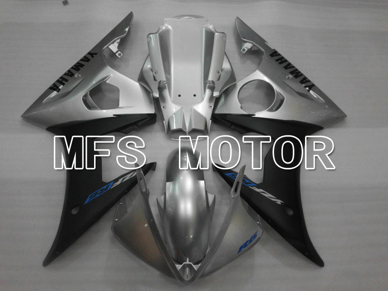 Yamaha YZF-R6 2003-2004 Injection ABS Fairing - Factory Style - Silver Black Matte - MFS3502 - Fairings Kit