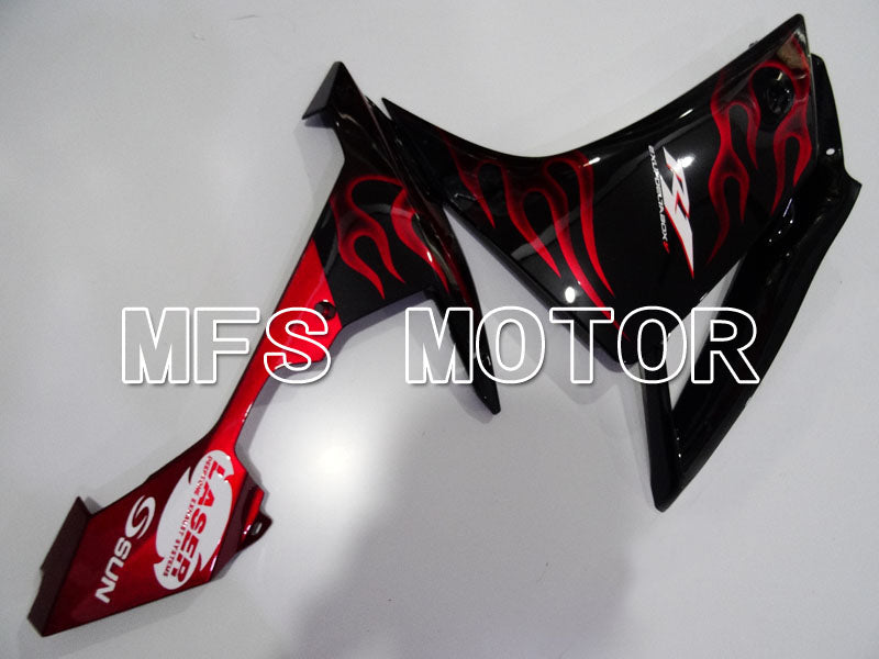 Yamaha YZF-R1 2007-2008 Injection ABS Fairing - Flame - Red Black - MFS3525 - Fairings Kit