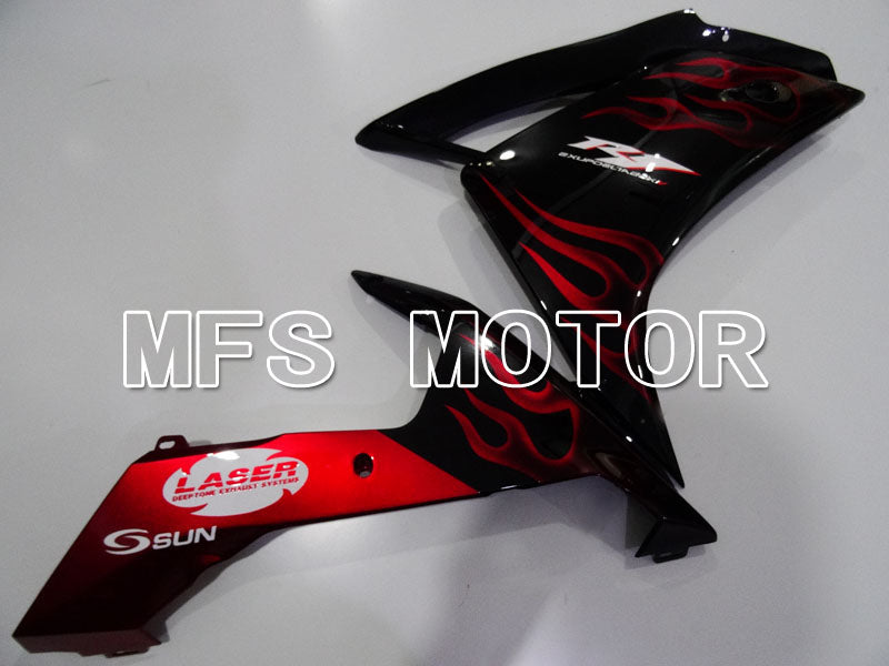 Yamaha YZF-R1 2007-2008 Injection ABS Fairing - Flame - Red Black - MFS3525 - Fairings Kit