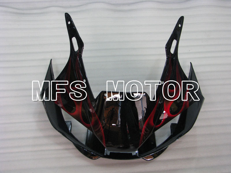 Yamaha YZF-R6 1998-2002 Injection ABS Fairing - Flame - Black Red - MFS3543 - Fairings Kit
