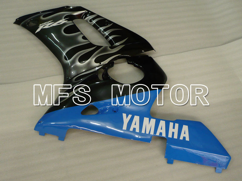 Yamaha YZF-R6 1998-2002 Injection ABS Fairing - Flame - Black White - MFS3563 - Fairings Kit