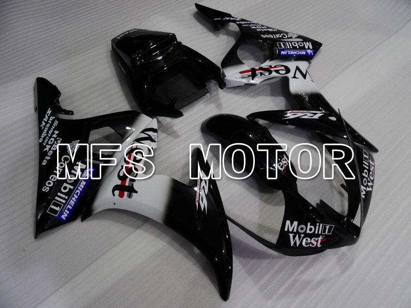 Yamaha YZF-R6 2005 Injection ABS Fairing - West - White Black - MFS3576 - Fairings Kit