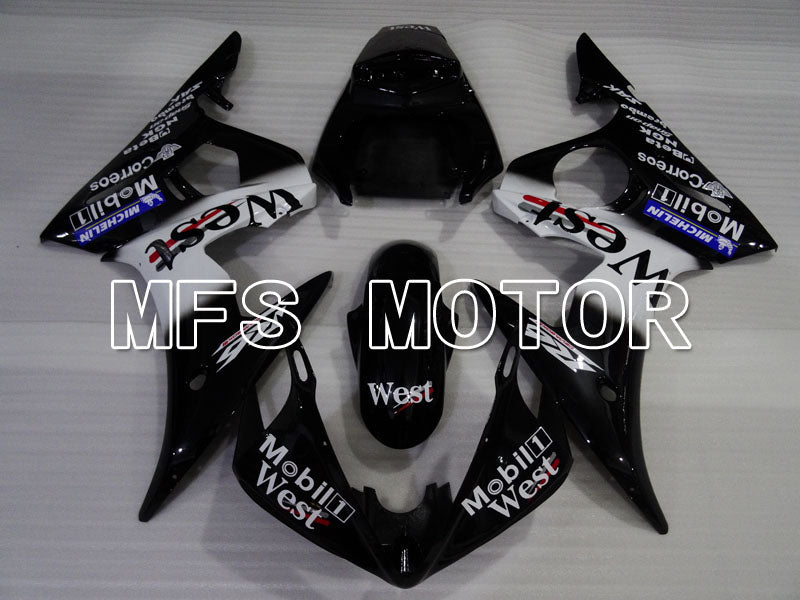 Yamaha YZF-R6 2005 Injection ABS Fairing - West - White Black - MFS3576 - Fairings Kit
