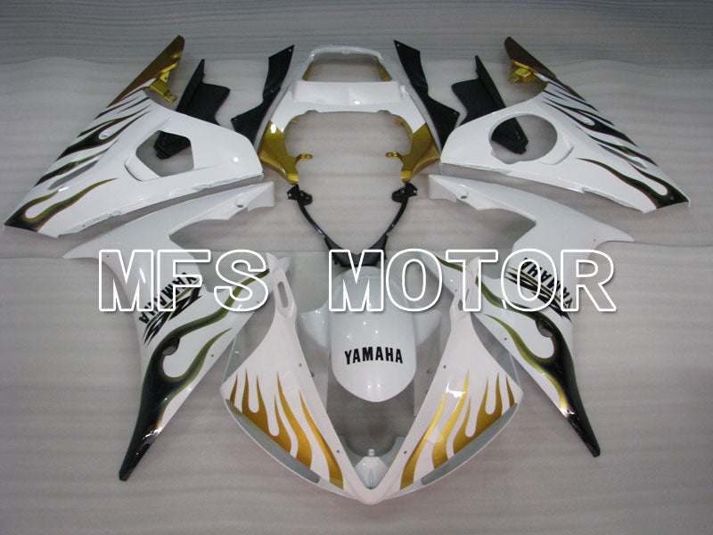 Yamaha YZF-R6 2003-2004 Injection ABS Fairing - Flame - White Gold - MFS3590 - Fairings Kit