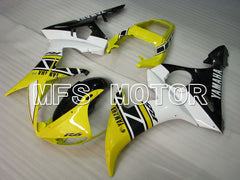 Yamaha YZF-R6 2005 Injection ABS Fairing - Factory Style - White Yellow - MFS3616 - Fairings Kit