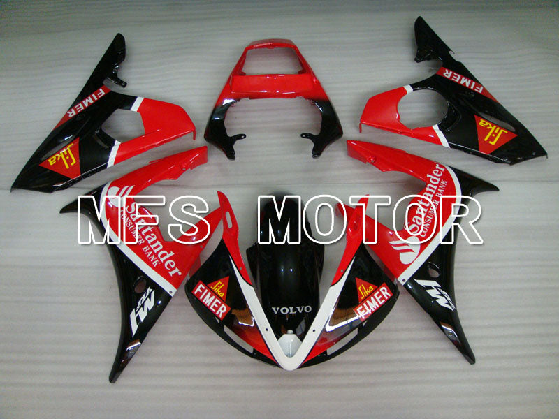 Yamaha YZF-R6 2005 Injection ABS Fairing - Santander - Black Red - MFS3645 - Fairings Kit
