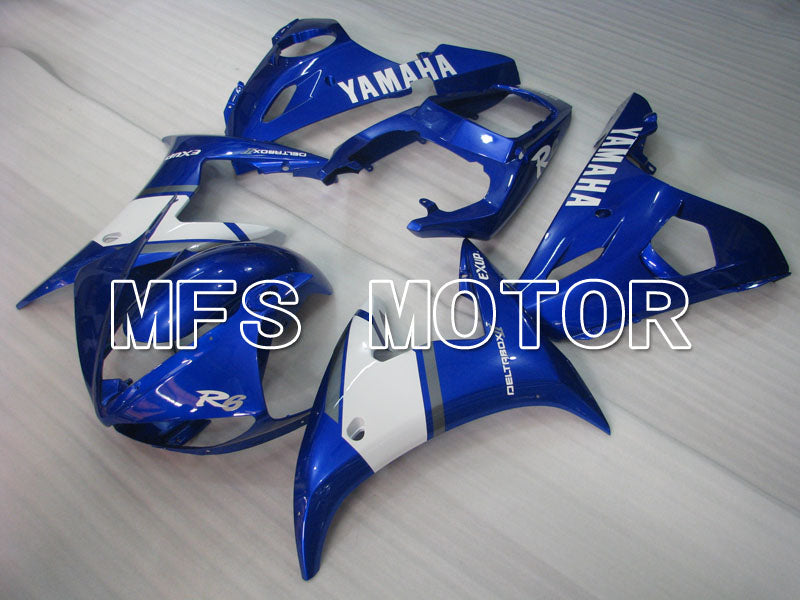Yamaha YZF-R6 2005 Injection ABS Fairing - Factory Style - Blue White - MFS3659 - Fairings Kit