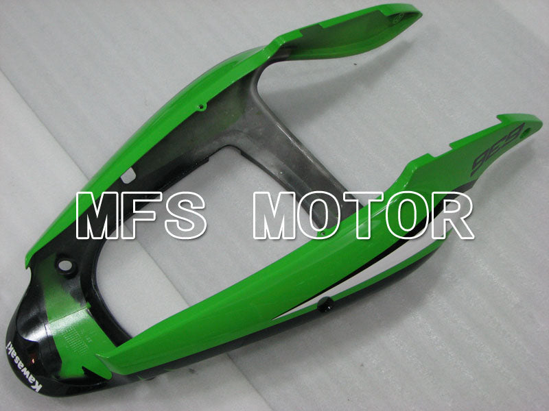 Kawasaki NINJA ZX6R 2000-2002 Injection ABS Fairing - Flame - Black Green - MFS3660 - Fairings Kit