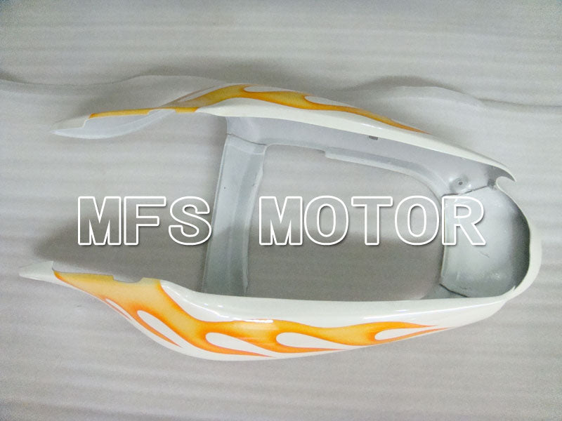 Kawasaki NINJA ZX6R 2000-2002 Injection ABS Fairing - Flame - White Orange - MFS3675 - Fairings Kit