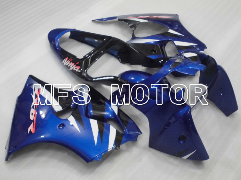 Kawasaki NINJA ZX6R 2000-2002 Injection ABS Fairing - Factory Style - Black Blue - MFS3676 - Fairings Kit