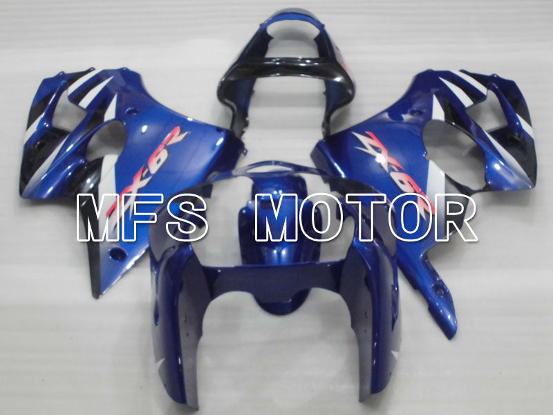 Kawasaki NINJA ZX6R 2000-2002 Injection ABS Fairing - Factory Style - Black Blue - MFS3676 - Fairings Kit