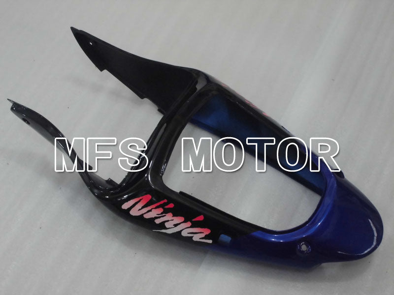 Kawasaki NINJA ZX6R 2000-2002 Injection ABS Fairing - Factory Style - Black Blue - MFS3676 - Fairings Kit