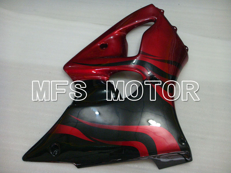 Kawasaki NINJA ZX6R 2000-2002 Injection ABS Fairing - Factory Style - Black Red - MFS3687 - Fairings Kit