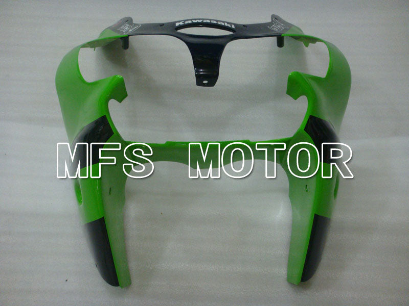Kawasaki NINJA ZX6R 2000-2002 Injection ABS Fairing - Monster - Black Green - MFS3688 - Fairings Kit