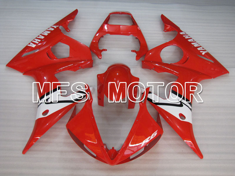 Yamaha YZF-R6 2005 Injection ABS Fairing - Factory Style - Red White - MFS3704 - Fairings Kit