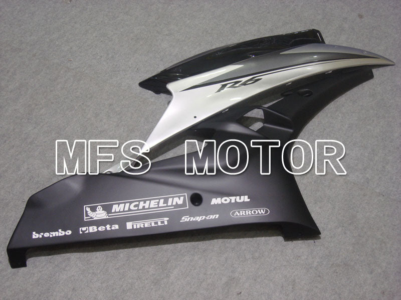 Yamaha YZF-R6 2006-2007 Injection ABS Fairing - Factory Style - Silver Black Matte - MFS3706 - Fairings Kit